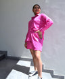 Short moda efecto brilloso