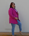 Blazer manga larga con botones