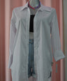 Blusa camisera oversized