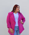 Blazer manga larga con botones