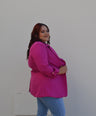 Blazer manga larga con botones