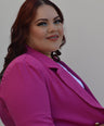 Blazer manga larga con botones