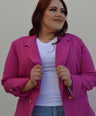 Blazer manga larga con botones