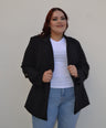 Blazer manga larga con botones