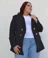 Blazer manga larga con botones