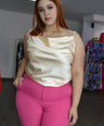 Pantalón de vestir con botones