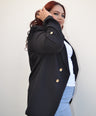 Blazer manga larga con botones