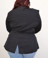 Blazer manga larga con botones