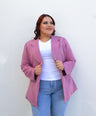 Blazer manga larga con botones