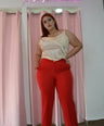 Pantalón de vestir con botones