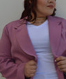 Blazer manga larga con botones