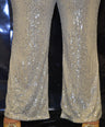 Jumpsuit con lazo de lentejuelas