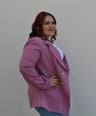 Blazer manga larga con botones