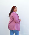 Blazer manga larga con botones