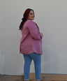 Blazer manga larga con botones