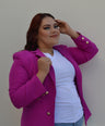 Blazer manga larga con botones