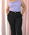 Pantalón de vestir con botones