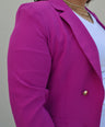 Blazer manga larga con botones