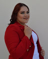 Blazer manga larga con botones