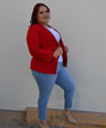 Blazer manga larga con botones