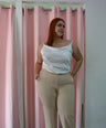 Pantalón de vestir con botones