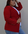 Blazer manga larga con botones