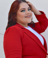 Blazer manga larga con botones