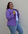 Blazer manga larga con botones
