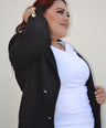 Blazer manga larga con botones