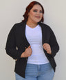 Blazer manga larga con botones