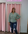 Blusa manga larga