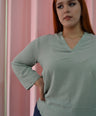 Blusa manga larga