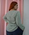 Blusa manga larga