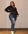 Pantiblusa satin con cinto