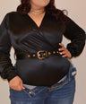 Pantiblusa satin con cinto