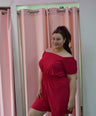 Jumper short off the shoulder