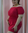 Jumper short off the shoulder