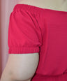 Jumper short off the shoulder
