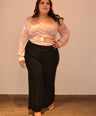 Pantiblusa satin con cinto