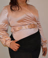 Pantiblusa satin con cinto
