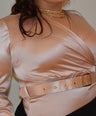 Pantiblusa satin con cinto
