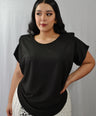 BLUSA HOMBRERAS CON MANGAS