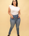 SKINNY JEANS HIGH RISE