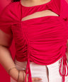 Blusa moda ajustable