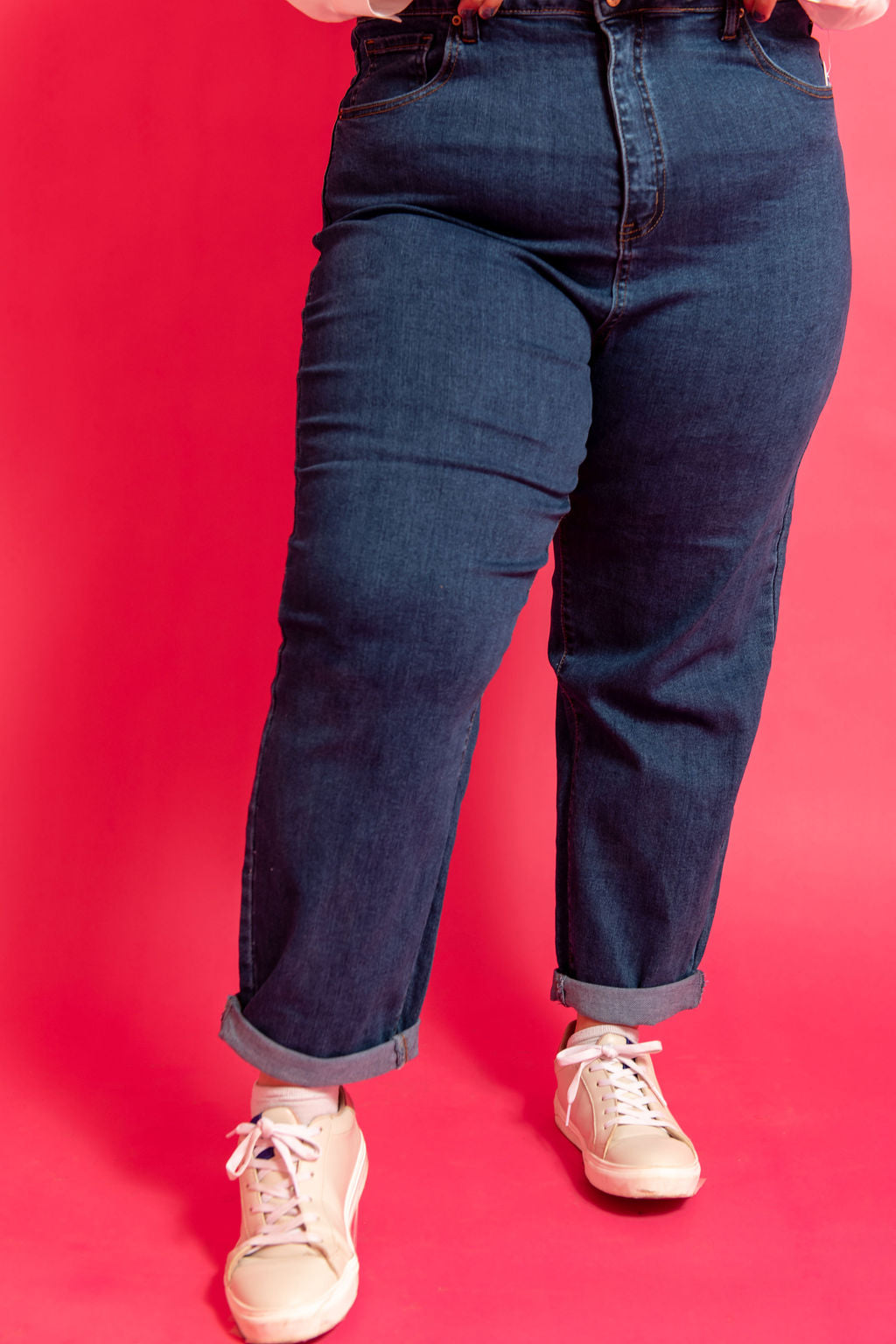 Jeans MOM FIT tiro alto