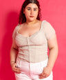 BLUSA MODA TIPO CORSET