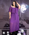 Maxi vestido off the shoulders