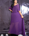 Maxi vestido off the shoulders