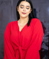 Jumpsuit de fiesta con nudo