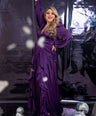 Maxi vestido de fiesta satin